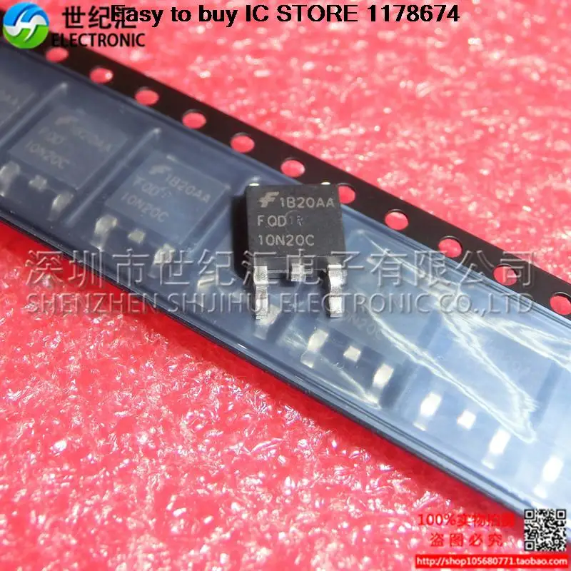 FQD10N20C 10N20C SMD FET 10A200V|smd e27|fet amplifierfet inverter ...