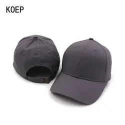 Koep 100% оригинального производителя Качественный хлопок Бейсбол Кепки Casquette Регулируемая Кепки S Для мужчин feminino группа простой папа шляпа