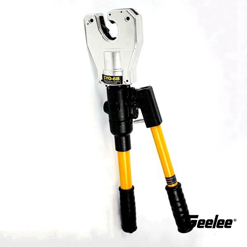 iGeelee CYO-6B Hydraulic Cable Crimper Tool for tubular cable lugs and connectors,standard and multistranded condectors to 240mm2 (4)