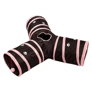 

TPFOCUS Pet Cats Training Toys Play Tunnel Tubes Pet dog tunnel toy 3/4 Holes Foldabe Pet Cat Tunnel Indoor Outdoor