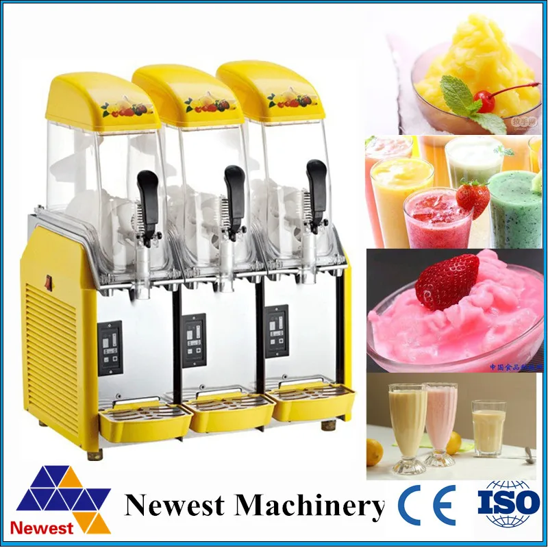 36L Commercial Slush machine,Snow melting machine withThree Tanks Ice