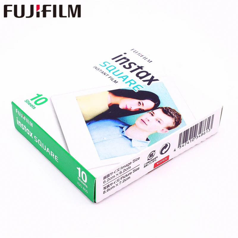 Оригинальная фотобумага Fujifilm Instax 10 квадратный лист с белым краем для SQUARE SQ10 Hybrid
