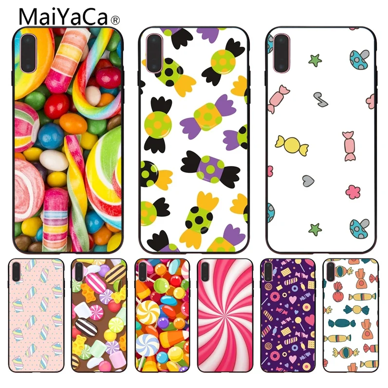 

MaiYaCa Rainbow Colorful Marshmallow Sweets Luxury phone case For iphone X 8 8plus And 5 5s 6s 6s 7 7plus Mobile phone cover