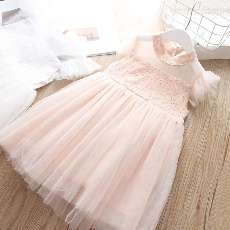 

Baby Summer Dress For Girl Kids Clothes Children Girls Tutu Robe Princess Wedding Evening Party Baptism Elegant Dresses 3 Years