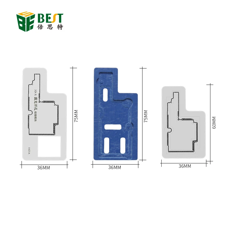 Для iPhone X/XS/XR/XS MAX 3D набор трафаретов для пайки BGA материнская плата средний слой посадки олова шаблон пайки
