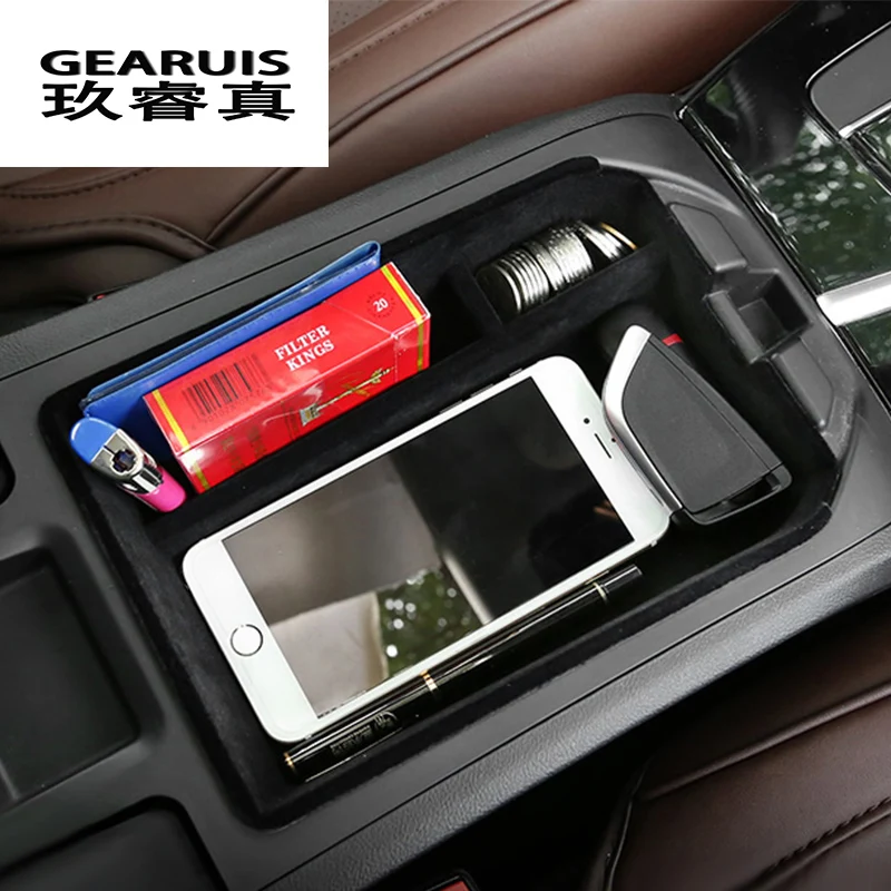 Car styling Auto central storage box armrest remoulded glove cover decoration Sticker For BMW X3 G01 Interior Auto Accessories