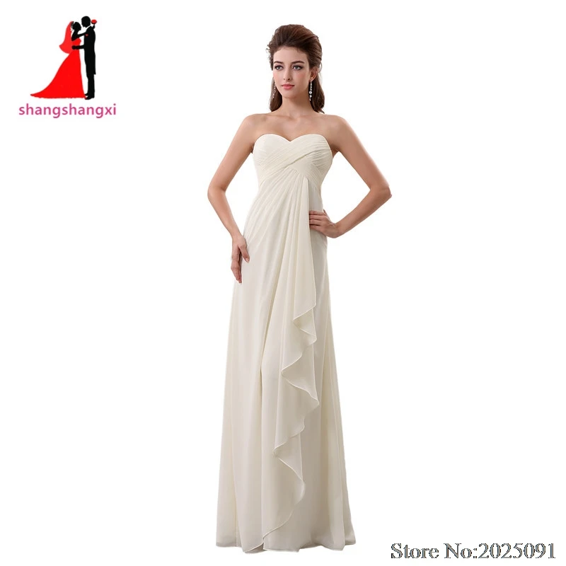 2017 New Ivory Beach font b Wedding b font Dresses 2017 Chiffon Plus Size font b