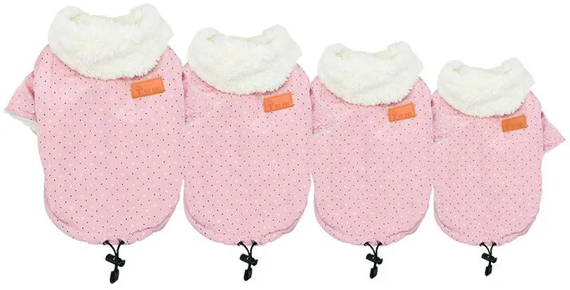 Dog Clothes Thickening Autumn Winter Warm Small Dog Coat Jacket Hooded Cute Pet Dog Costume For Chihuahua Yorkie Teddy 6