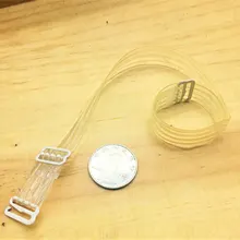 Модные Силиконовые невидимые бретели бюстгальтера, 1 пара, толстые высокоэластичные бретельки, Нескользящие прозрачные сексуальные бретельки для нижнего белья