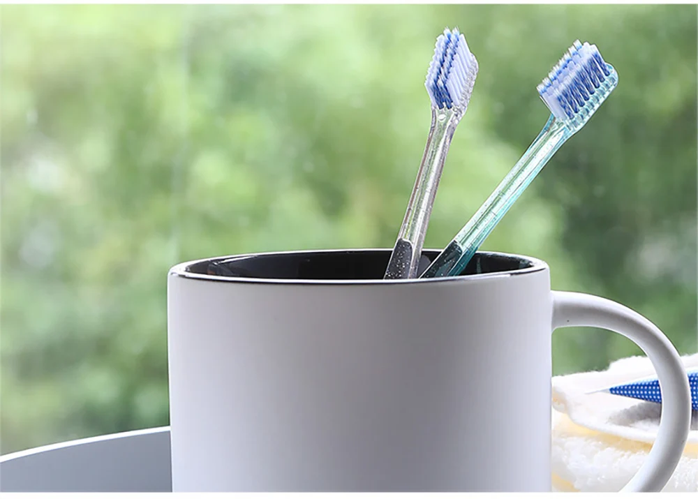 2 шт Профессиональная Ортодонтическая зубная щетка для ухода за полостью рта Очистка зубов эко мягкие щетки для волос