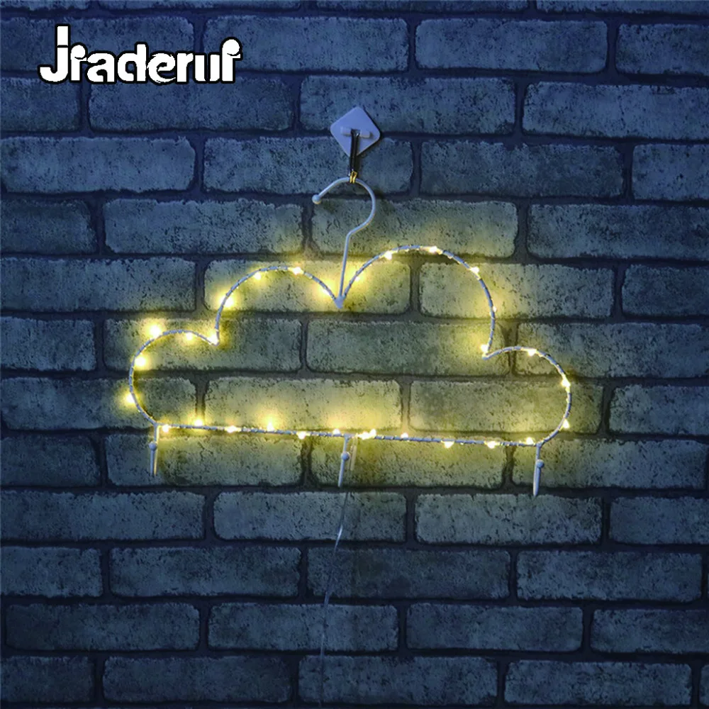 Jiaderui Фея Утюг облачно ночник теплый белый украшение Гостиная Свадебная