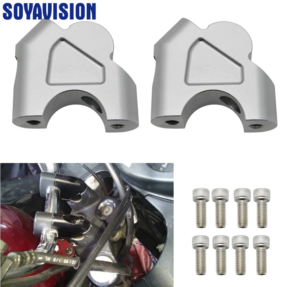 

Motorcycle Handlebar Riser Mount Clamp handle bar riser adapter For BMW R1200GS LC R1200GS Adventure R 1200 GS LC ADV
