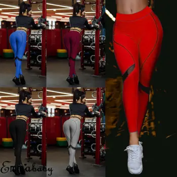 

New Fitness Women Tummy Control Athleisure Pants High Waist Seamless Leggins Jogging Female Stretchy Gym Running Sexy Leggings