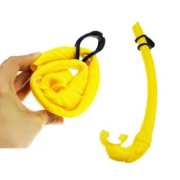 

snorkel Wet Breathing Tube Adult Teens Center Mount Folding Portable Diving Snorkeling Gear