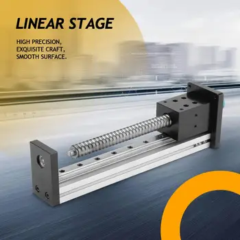 

Manual Ball Screw Sliding Linear Sliding Table High Accuracy Linear Sliding Table Stage Stroke 150mm/5.9inch