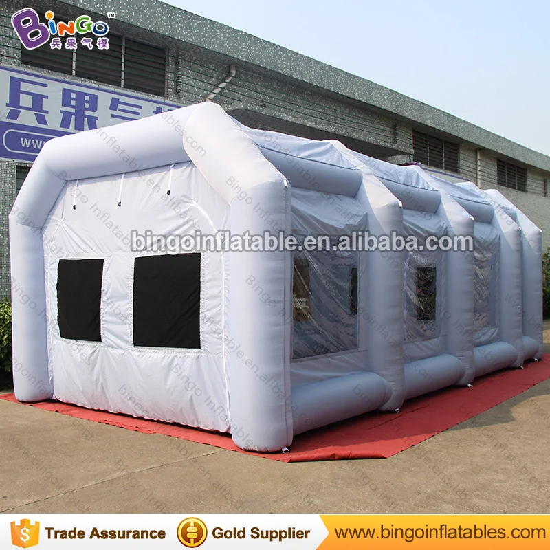 Spray booth type 8*4*3M car used mobile paint booth cheap retractable spray painting booth cabin wi