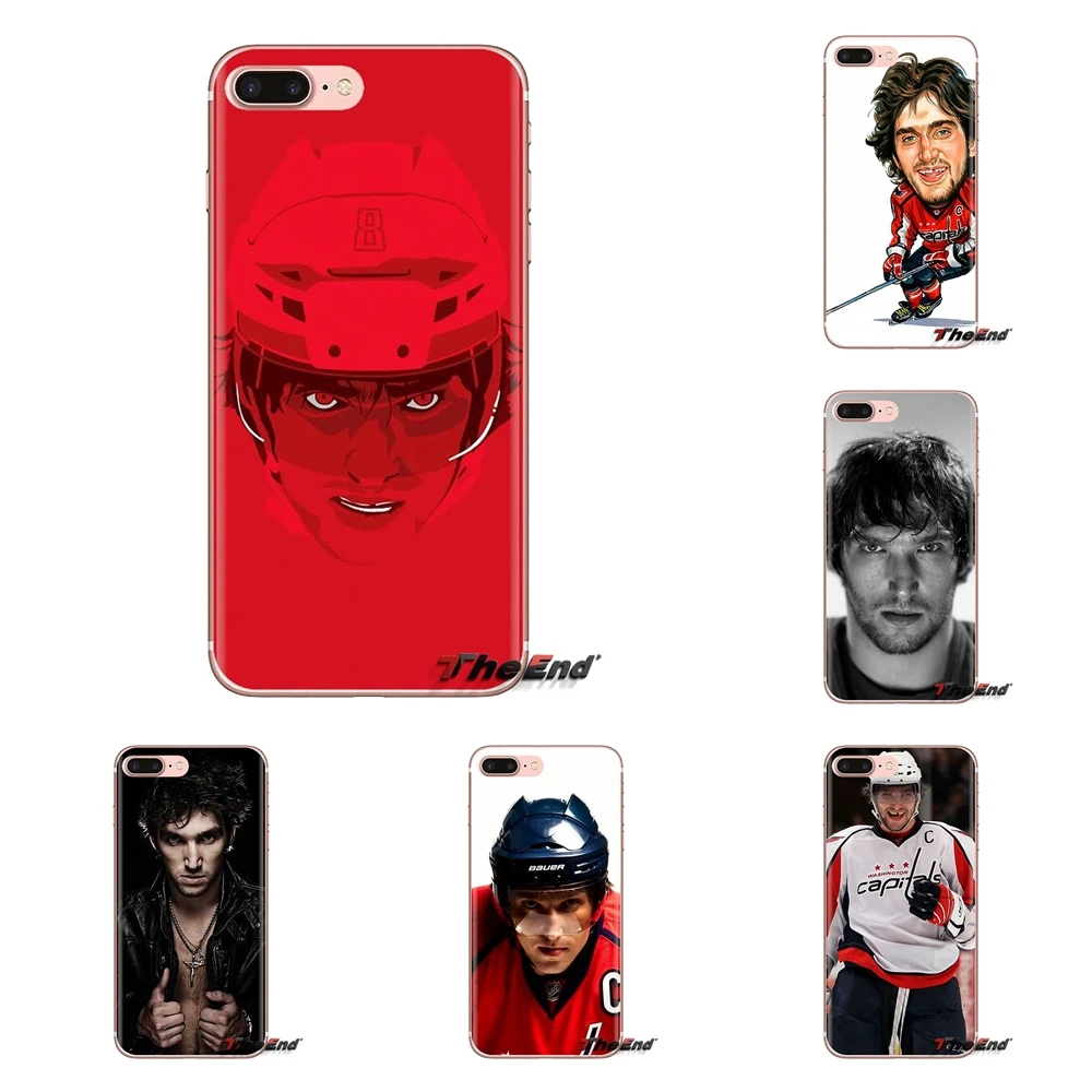 

For iPod Touch Apple iPhone 4 4S 5 5S SE 5C 6 6S 7 8 X XR XS Plus MAX Soft Transparent Shell Case Alexander Ovechkin hockey Star