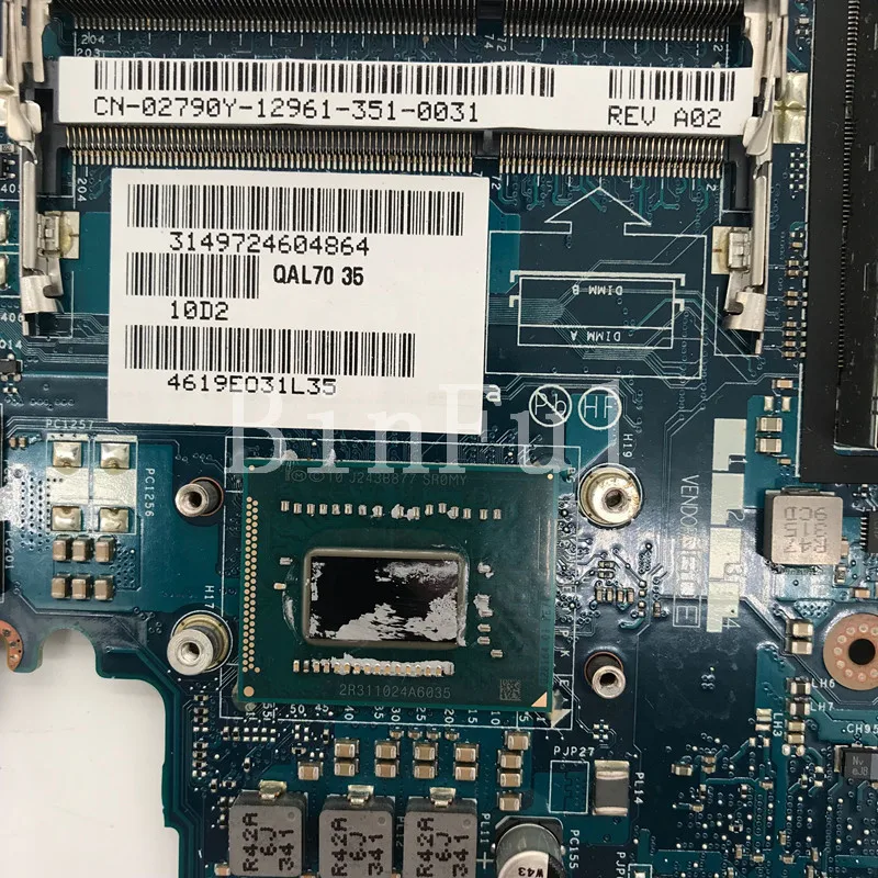 Материнская плата для ноутбука Latitude E6330 с процессором SR0MY материнская 02790Y 2790Y QAL70