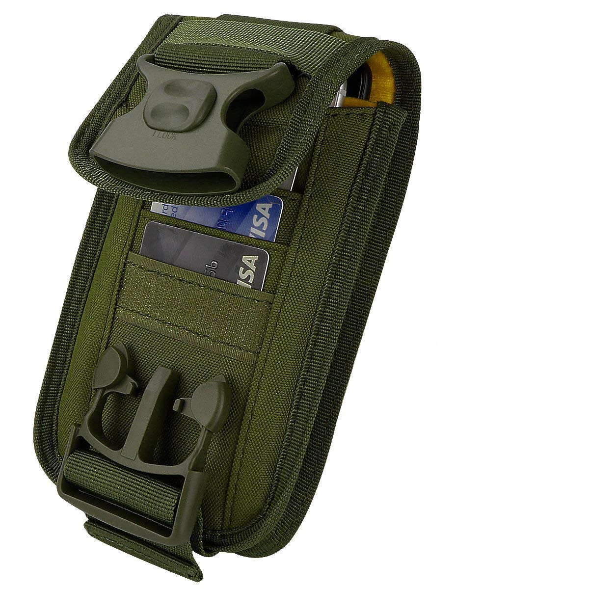  Tactical Molle Phone Holster Outdoor Belt Waist Bags Utility Vest Card Carrier Bag Mini Multi-funct - 32943007407