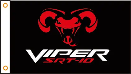 Флаг автомобиля пользовательский флаг автомобиля DODGE VIPER SRT-10 баннер 3x5ft полиэстер 115