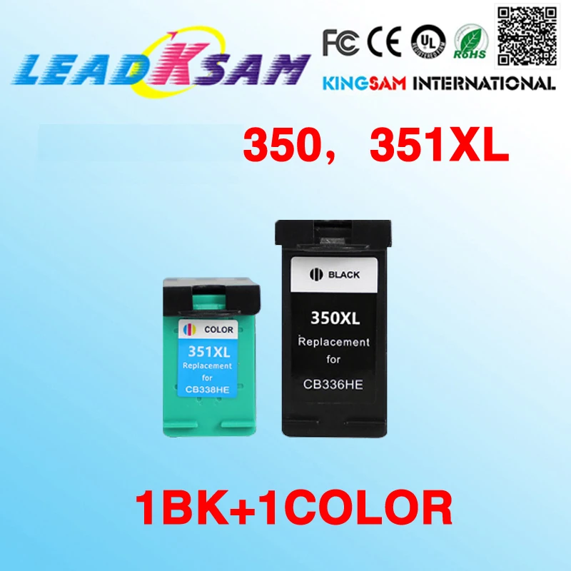 2x совместимый картридж с чернилами для hp350 350XL 351XL 350 351 hp Deskjet D4260 4260 D4360 C4200 C4480 C4280 C4400