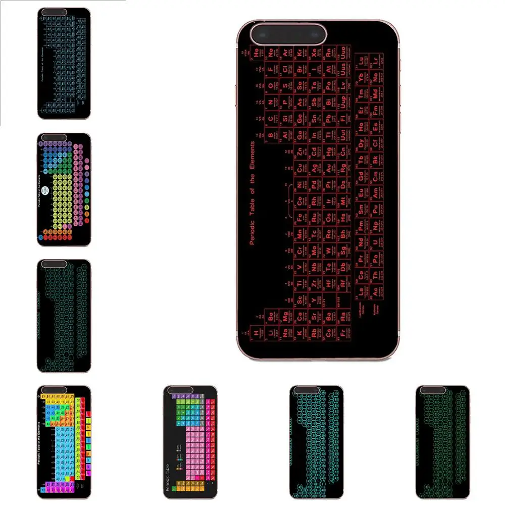 Для Apple iPhone 4 4S 5 5C 5S SE 6 6S 7 8 Plus X XS Max XR TPU химическая Таблица | Мобильные телефоны и