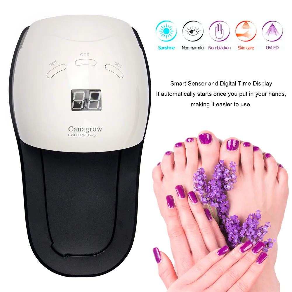 Professional Toenail Smart LED Dryer Rainbow4 60W 30LED UV LED Nail