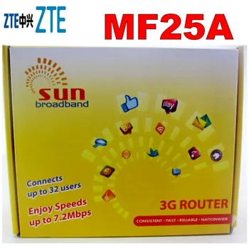 Online Lot Von 100 Stücke ZTE MF25A 3G Router HSPA + 21,6 M Leistungsstarke 3G Wifi Router + Sim Karte + ADSL (3 In Einem)