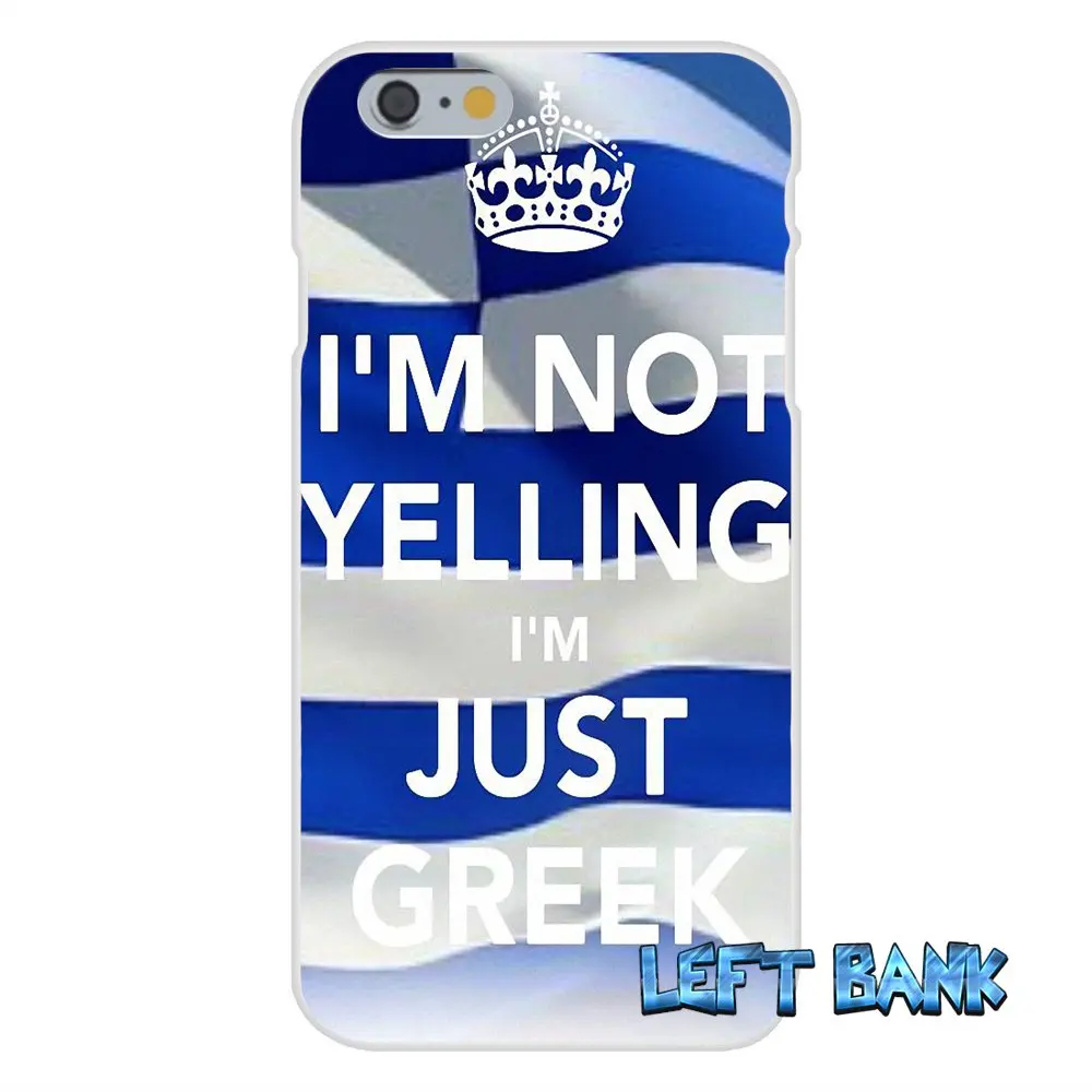 Для iPhone 4 4S 5 5S 5C SE 6 6S 7 Plus Keep Calm I'm греческий мягкий силиконовый чехол из ТПУ с