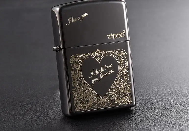 

Free shipping love windproof lighter oil