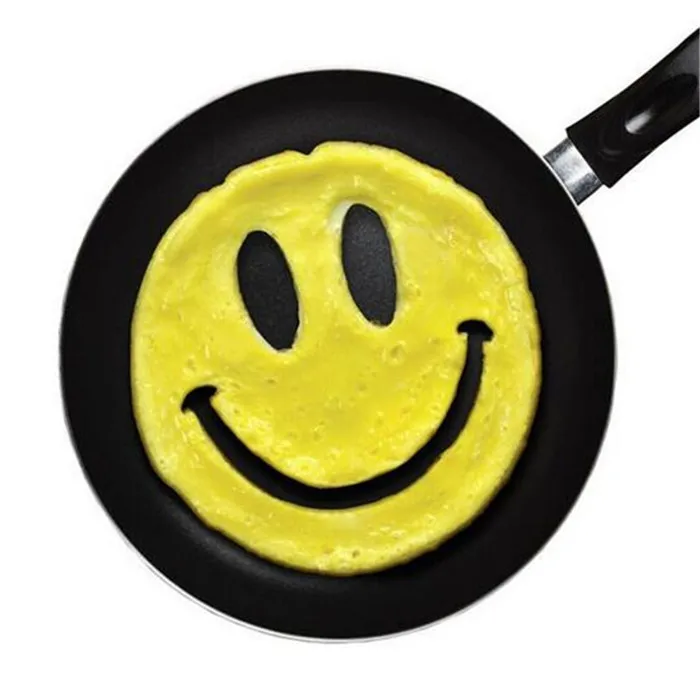 Форма для омлета 1 шт. силиконовая улыбающаяся Яичница форма для завтрака DIY Форма для яиц в форме лица с улыбкой блинное кольцо яйцо инструмент