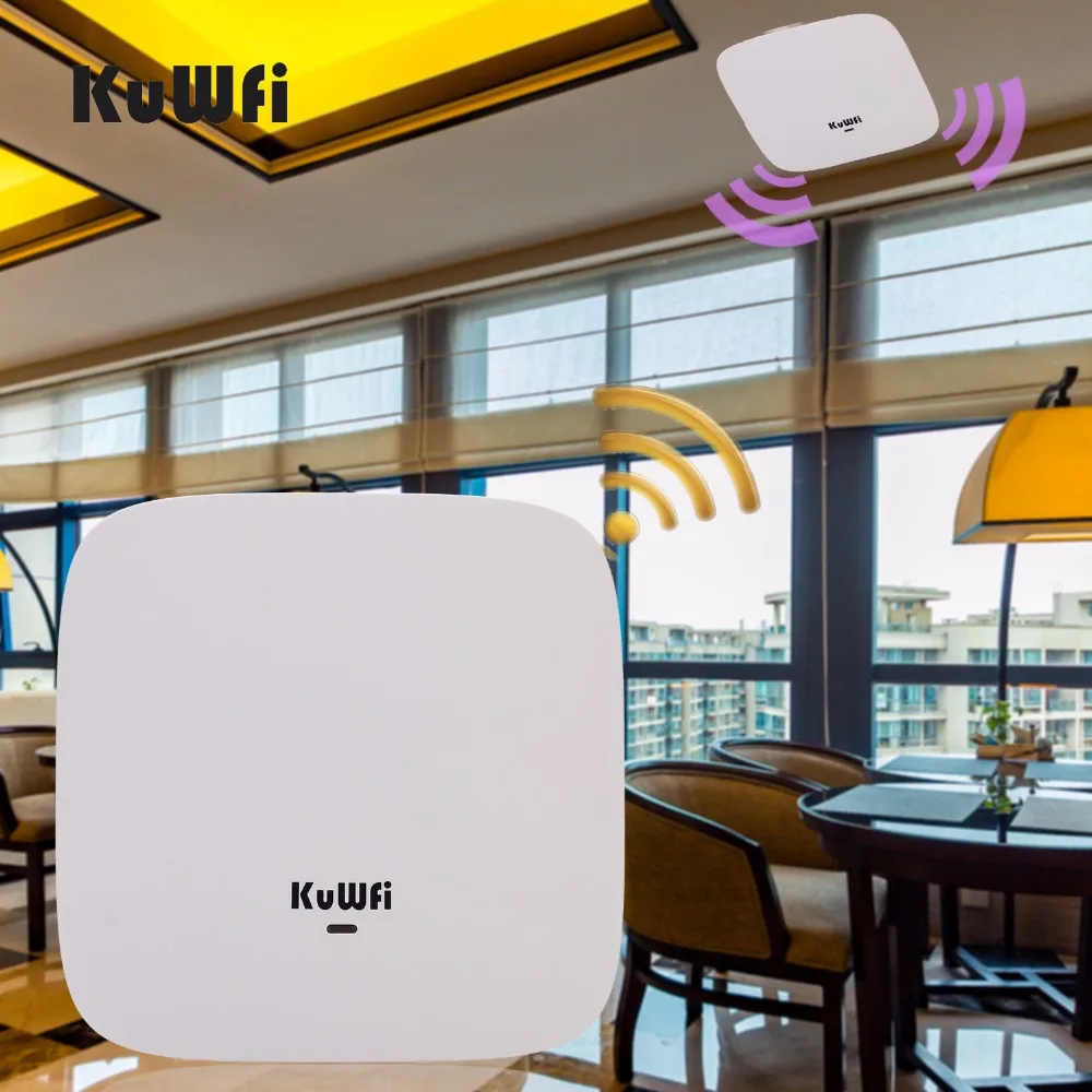 

300Mbp High Power Wireless Ceiling Mount Access Point Wifi Repeater work with Cloud Server 48V POE AP Controller Software