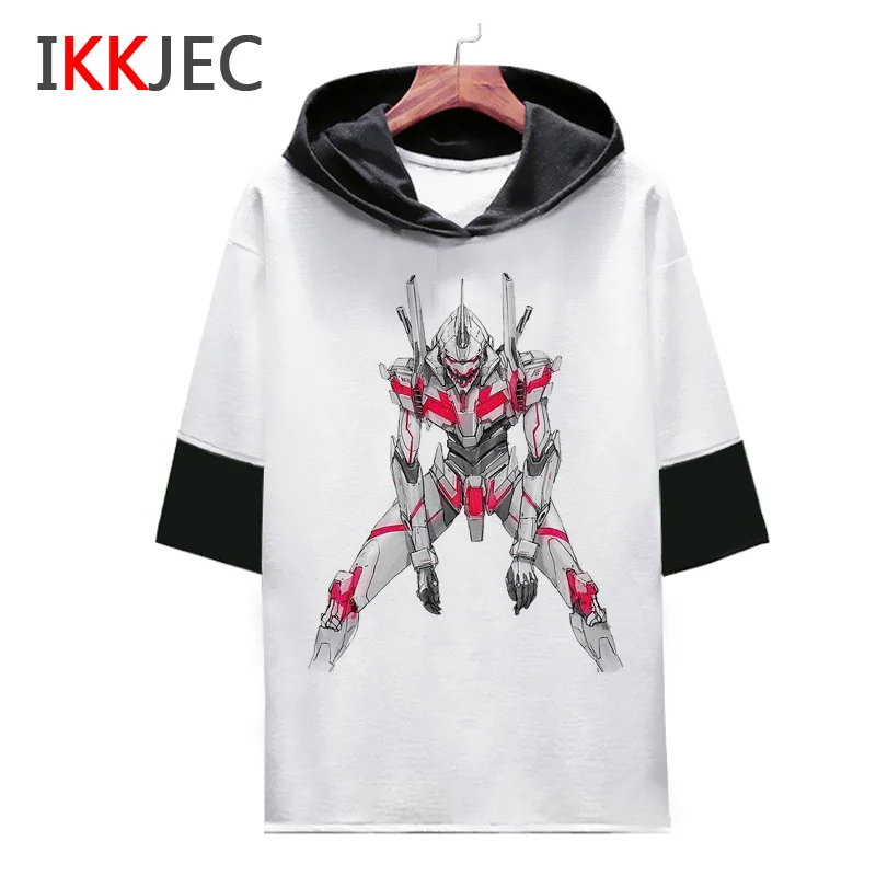 

evangelion t shirt men male/women t-shirt top hip hop tee shirts EVA 01 02 summer oversized tshirt ATTACK ANGEL O-Neck