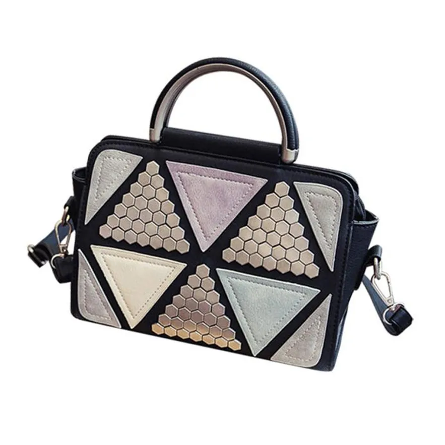 OCARDIAN mochila, женская модная треугольная Сумочка с геометрическим узором, сумка на плечо, большая сумка-тоут, кошелек, повседневная,#30, подарок