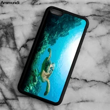 Arsmundi 2018 Новый Морская Черепаха Телефонные чехлы для iphone 4S 5C 5S 6 6 S 7 8 Plus X для Samsung s5 6 7 8 Чехол Мягкий ТПУ Резиновая силиконовые