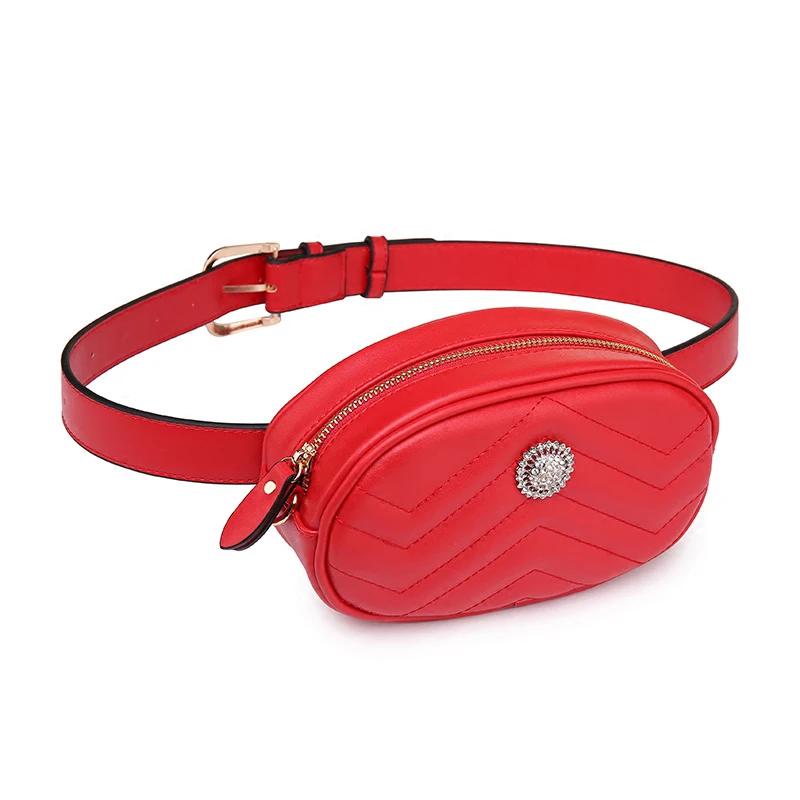 Jiessie & Angela Women Waist Bags PU Leather Fashion Women Chain Shoulder Bag Female Waist Pack Belt Bags Travel Fanny Pack Jiessie & Angela Women Waist Bags PU Leather Fashion Women Chain Shoulder Bag Female Waist Pack Belt Bags Travel Fanny Pack