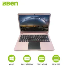 Ноутбук Bben 14," ноутбук FHD предустановленный Win10 Intel Apollo Lake N3450 Четырехъядерный 4 ГБ ОЗУ 64 Гб emmc wifi usb3.0 type-c