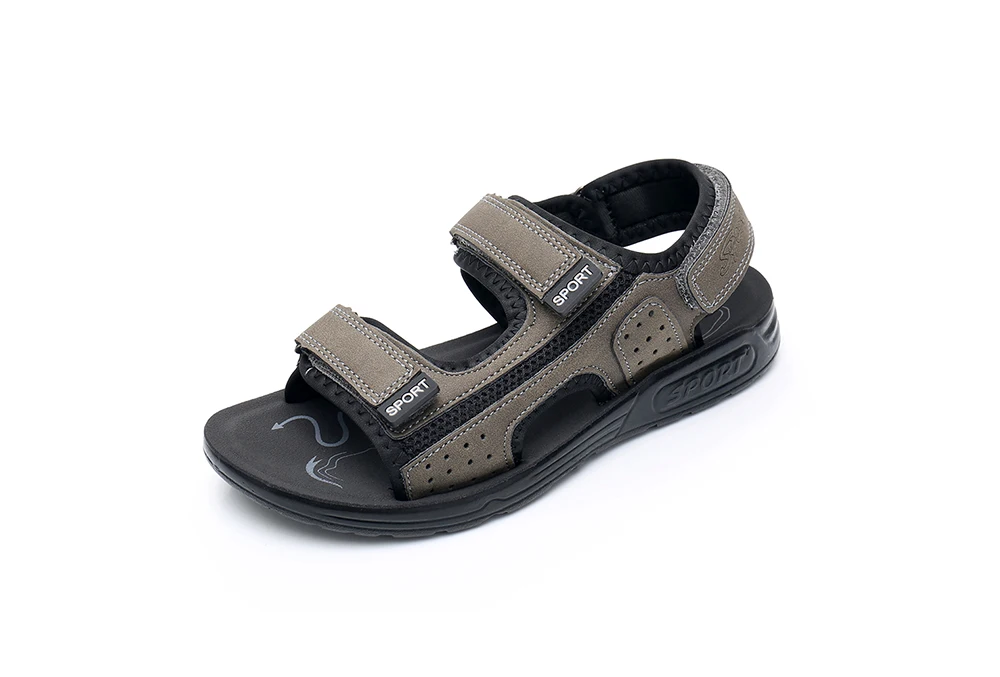 Apakowa/сандалии для мальчиков; детская летняя обувь с регулируемой застежкой на лодыжке; прогулочная пляжная обувь для путешествий; повседневная спортивная обувь для бега; официальная одежда