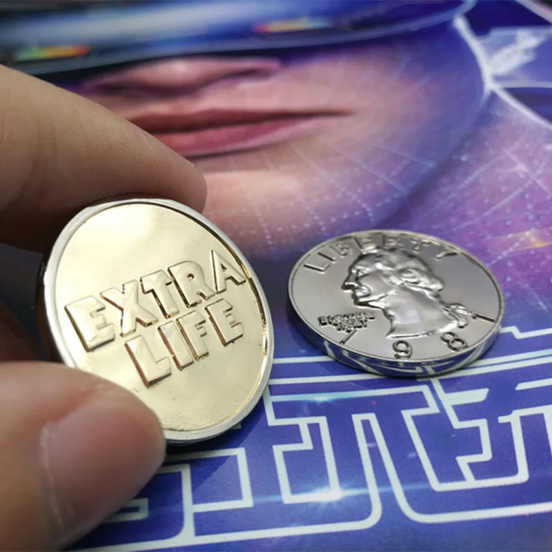 Ready Player One Extra Life เหรียญ Quarter Prop Commenorative เหรียญ