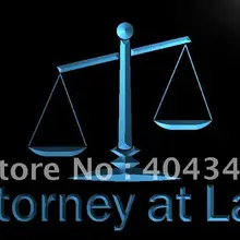 LK662-адвокат открытым приманки светодиодный неоновый свет знак домашнего декора ремесла