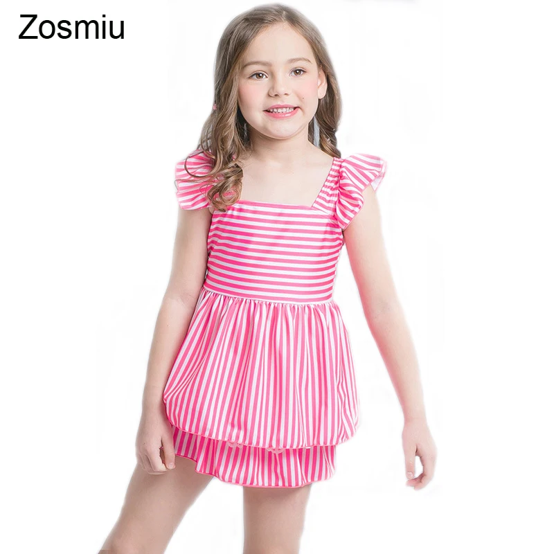 bambini costume da bagno delle neonate della banda costume da bagno morbida e confortevole di stile
