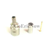 5 pces rf coaxial fme macho para rg400 rg58 rg195 conector de cabo