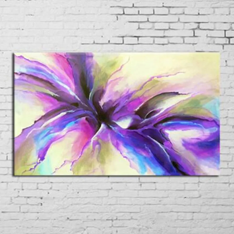 

Modern Home Decor Wall Art Canvas Pictures Hand Painted Abstract Graffiti Flower Oil Painting Large Handmade Floral Paintings
