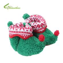 Детские зимние сапоги; Теплая обувь для мальчиков и девочек; зимняя мягкая плюшевая обувь для малышей; Рождественский костюм на Хэллоуин; подарок;