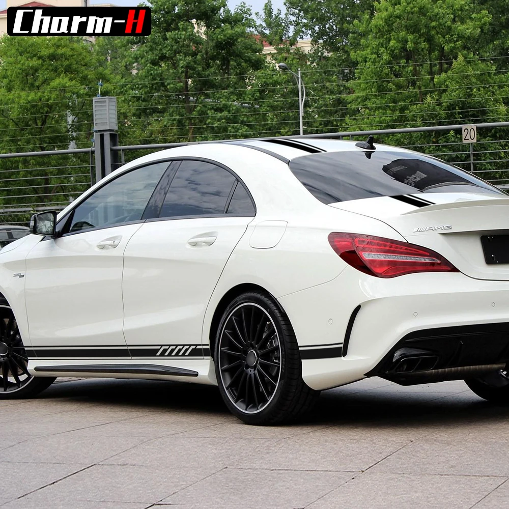 Наклейки для верхней крыши боковые полосы наклейки Mercedes Benz W117 C117 X117 CLA45 AMG