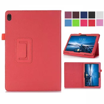 

XSKEMP Ultra Slim Shockproof Kickstand Fold Magnetic Thin Leather Flip Case Cover For Lenovo TAB E10 TB-X104F 10.1 W/ Pen Stylus
