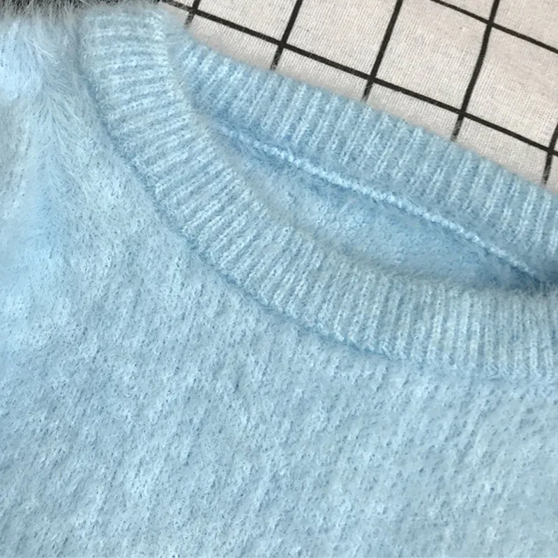 YAGENZ Fashion Short Knitted Sweater Women Tops Autumn Winter Clothes Women Sweaters And Pullovers Woman Clothes Pink Sweater715 YAGENZ Fashion Short Knitted Sweater Women Tops Autumn Winter Clothes Women Sweaters And Pullovers Woman Clothes Pink Sweater715