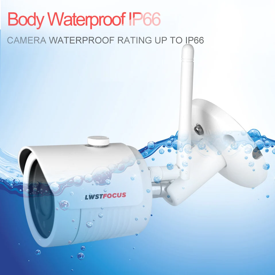 LWSTFOCUS наружная водостойкая ip камера Wifi 4MP Onvif г 2 4G IP Cam беспроводная безопасности