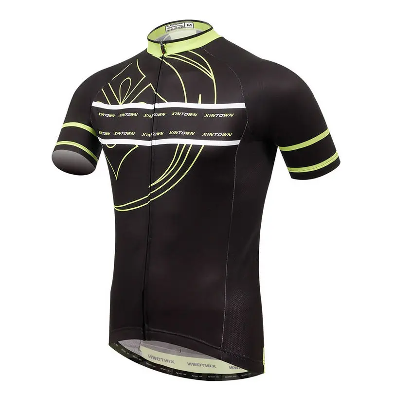 Xintown فريق الرجال الدراجات جيرسي ارتداء روبا ciclismo outdoor الرياضة قصيرة الأكمام ركوب دراجة دراجة الرياضة الفانيلة قميص مجموعة