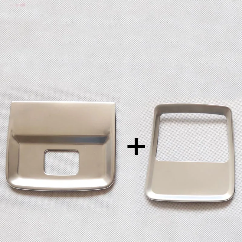 Lsrtw2017 подлокотник для заднего сиденья из нержавеющей стали USB интерфейс панель для хранения Changan eado Xt - Название цвета: silver1